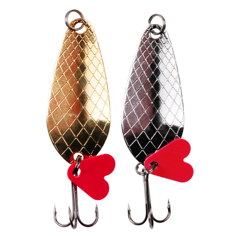 Fishing Hook Treble - スプーンフィッシングルアー,リジッドメタルベイト,スパンコール,ノイズベイト,トレブルフック付き人工餌,9g, 7cm, 1個