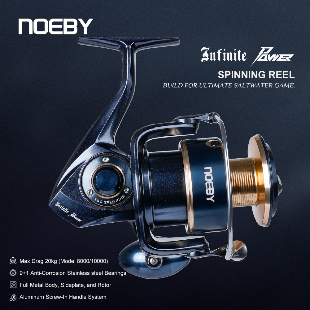 Shimano Reel Stradic - ノビー インフィニットパワー スピニングフィッシングリール 5000H 6000H 8000H