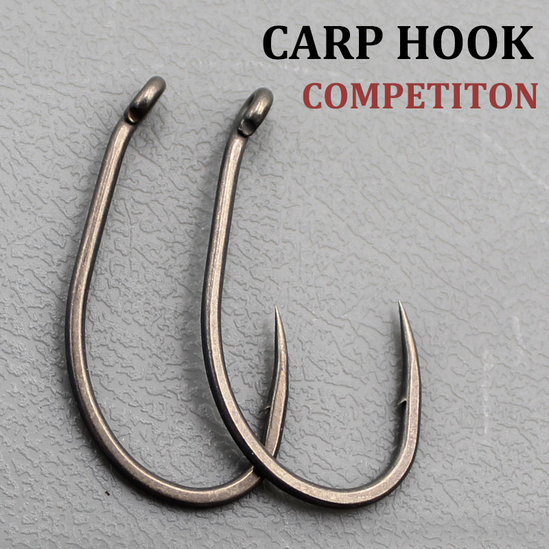 Fishing Hook Assortment - 20 ピース/ロット鯉釣り PTFE コーティング有刺フック日本ブランド品質チョッドヘアリグフック競技用アクセサリー