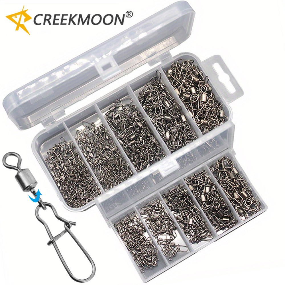 95/210個セット フィッシングコネクターギアキット 2- - Fishing Hook Stainless Steel のレビューと価格