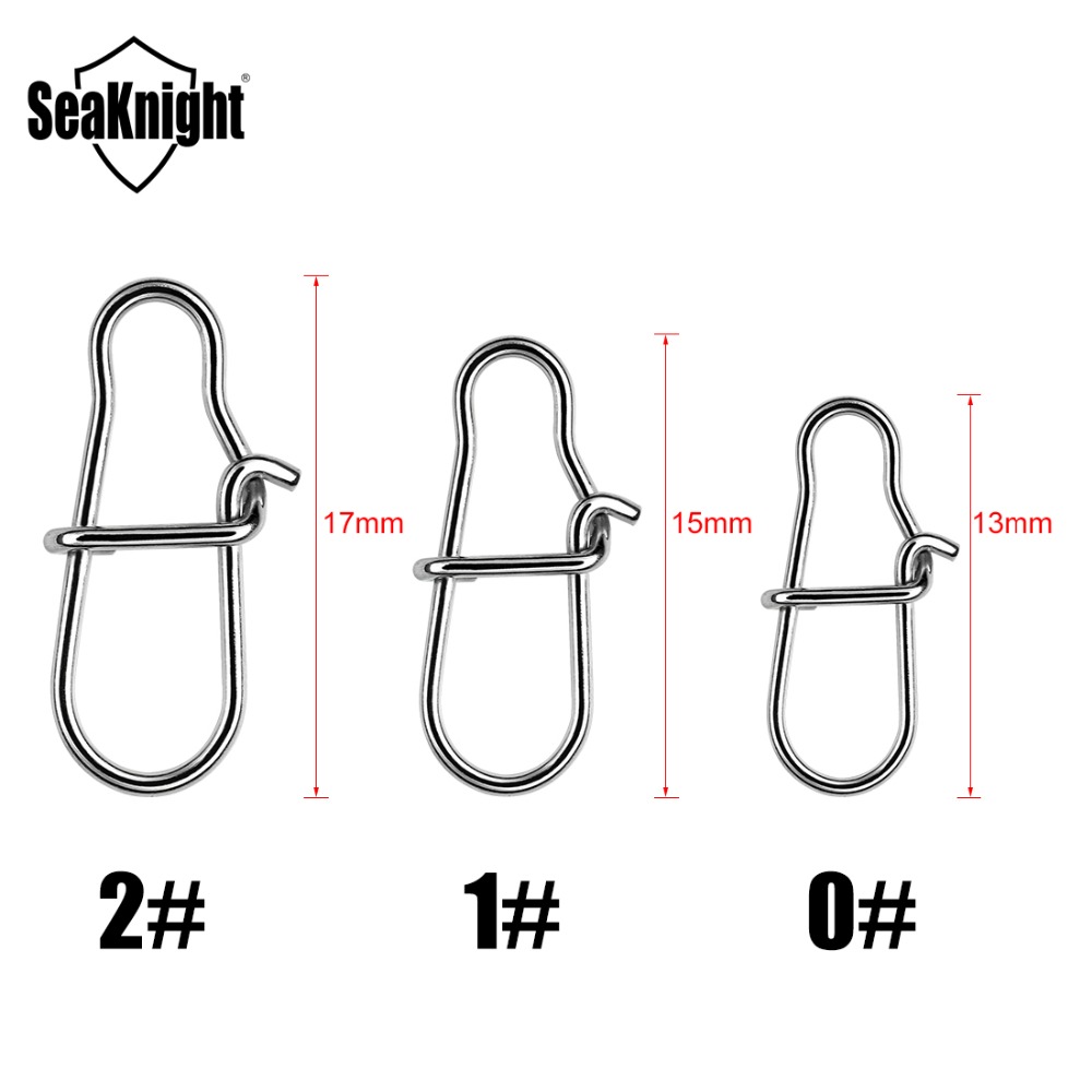 SeaKnight 50 ピース/ロット釣り用コネクタスイベ - Fishing Hook Stainless Steel のレビューと価格
