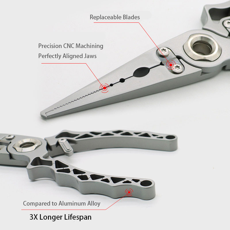 ポータブルステンレス鋼釣り用プライヤー多機能PEラインはさみ - Fishing Hook Stainless Steel のレビューと価格