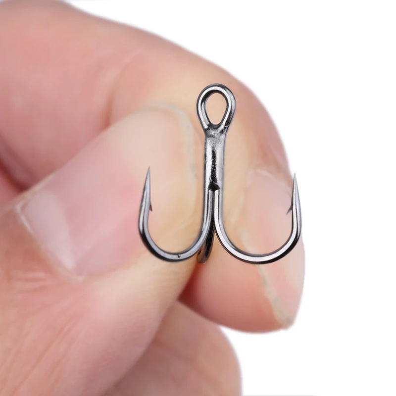 新しい 10 個 3x 強力なスーパーシャープラウンドトレブ - Fishing Hook Assortment のレビューと価格