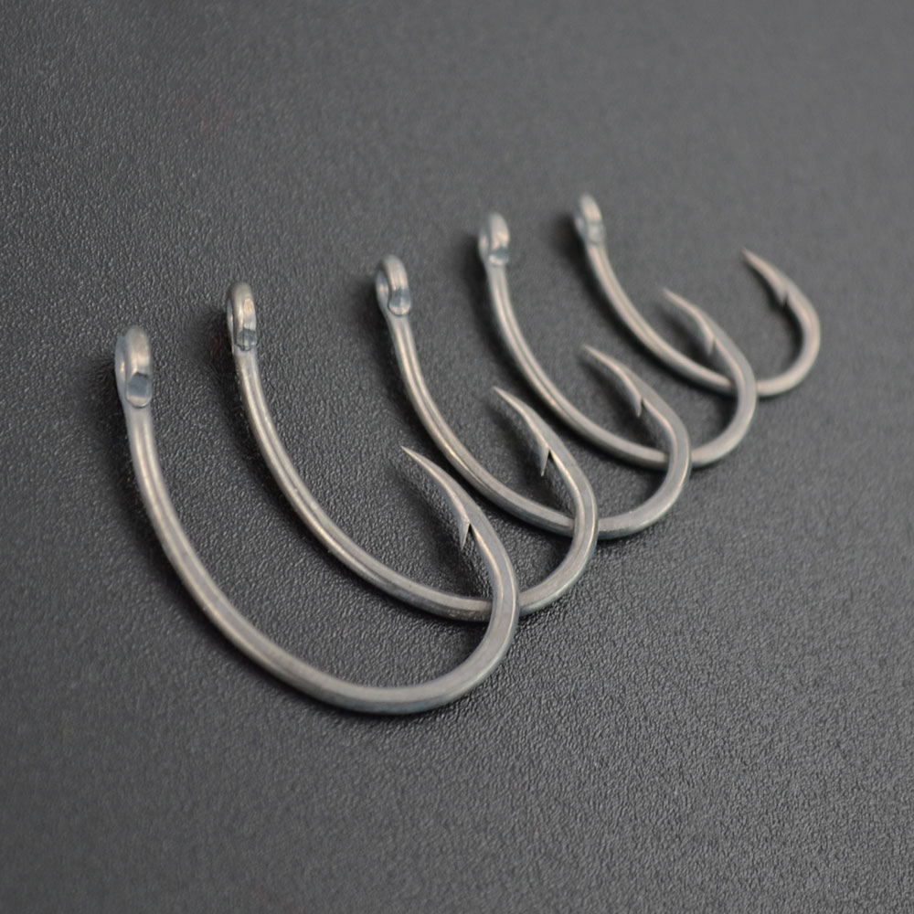 HIRISI-高炭素鋼含有量釣り針,50個,ボックス付き,8 - Fishing Hook Assortment のレビューと価格